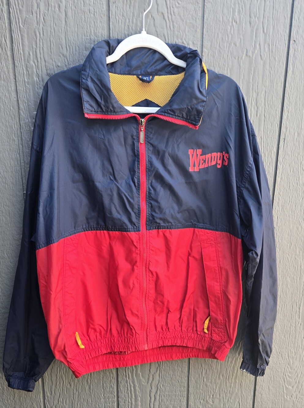 Wendy's 3/4 Zip Windbreaker